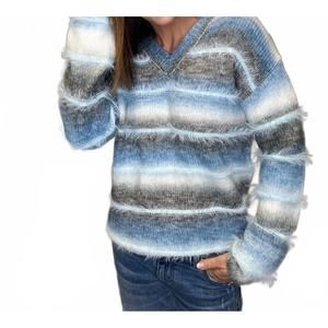 NEW CHARLIE B charleston space dye sweater in multi